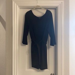 Express black 3/4 sleeve romper